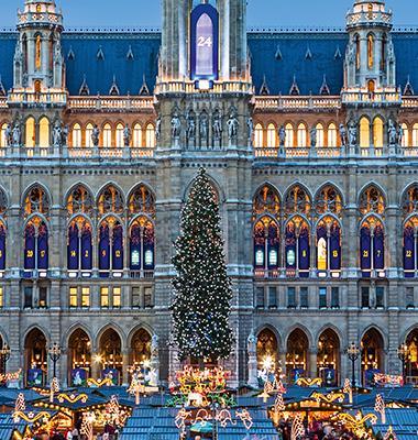 rathausplatz vienna austria christmas